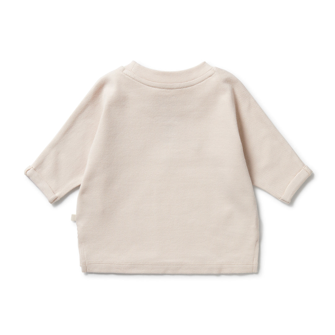 Wilson & Frenchy - Dusty Rose Organic Rib Long Sleeved Top