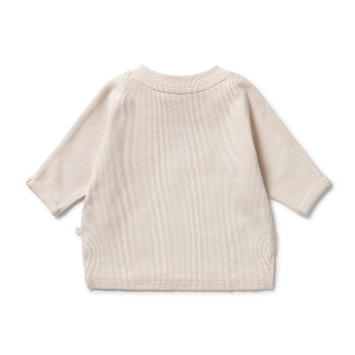 Wilson & Frenchy - Dusty Rose Organic Rib Long Sleeved Top