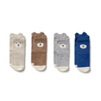 Organic 4 Pack Baby Socks - Boys