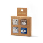 Organic 4 Pack Baby Socks - Boys