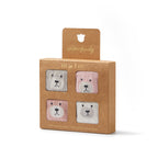 Organic 4 Pack Baby Socks - Girls