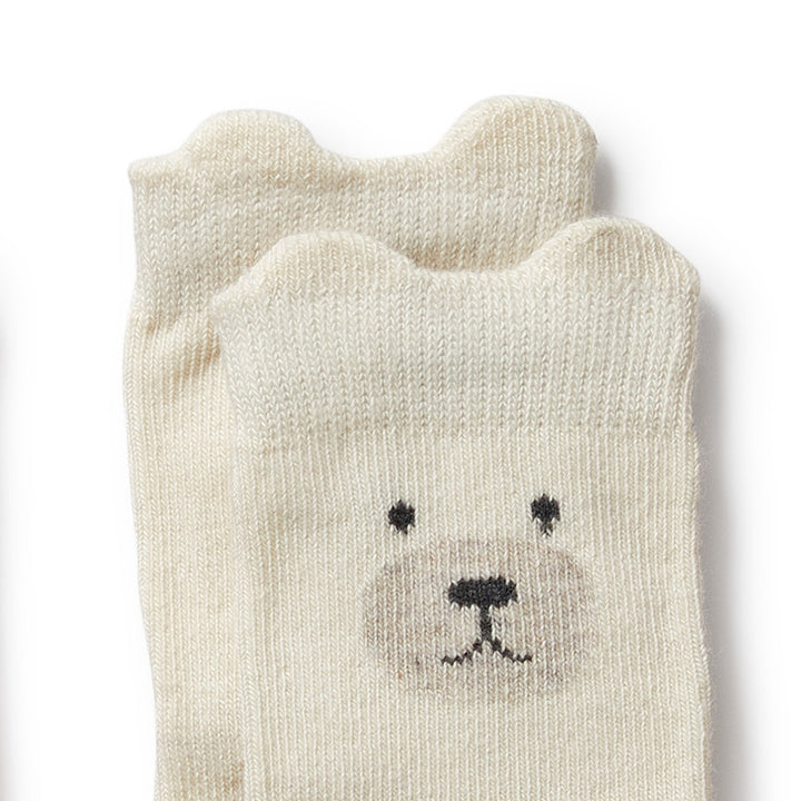 Wilson & Frenchy - Girls Organic 4 Pack Baby Socks