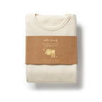 Wilson & Frenchy - Buttermilk Organic Rib Long Sleeved Pyjamas
