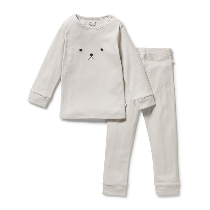 Wilson & Frenchy - Cloud Organic Rib Long Sleeved Pyjamas