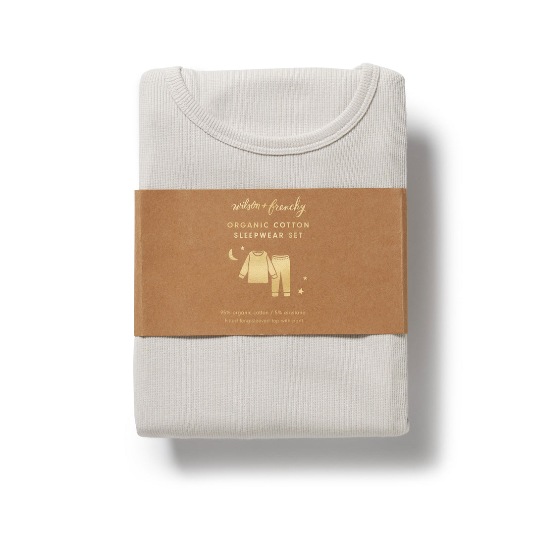 Wilson & Frenchy - Cloud Organic Rib Long Sleeved Pyjamas