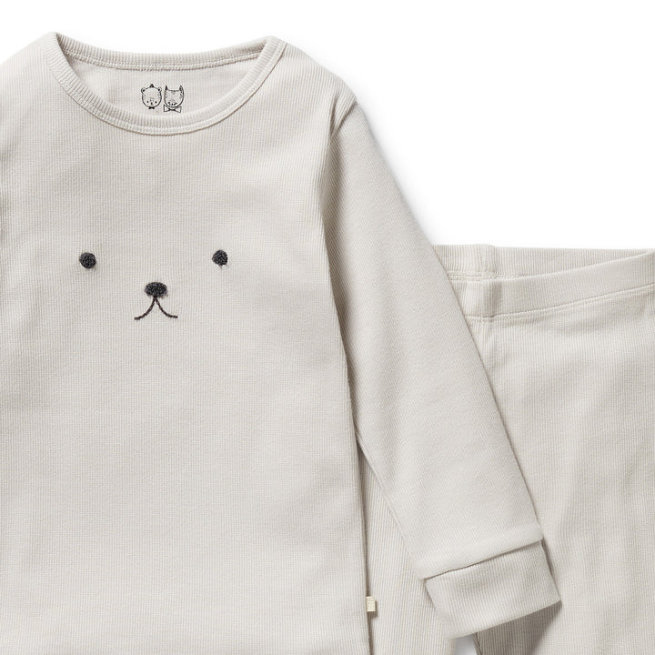 Wilson & Frenchy - Cloud Organic Rib Long Sleeved Pyjamas