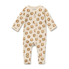 Hot Cross Buns Organic Zipsuit With Feet