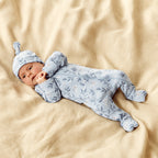 Bunny Whistle Organic Zipsuit With Feet