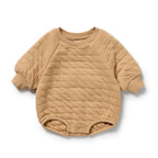 Honey Fawn Organic Quilted Bodysuit