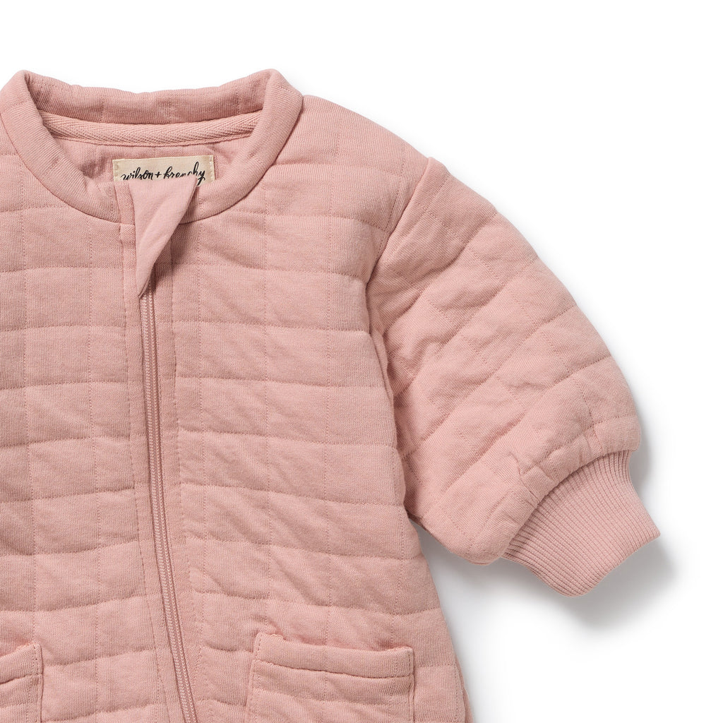 Rose Organic Quilted Growsuit