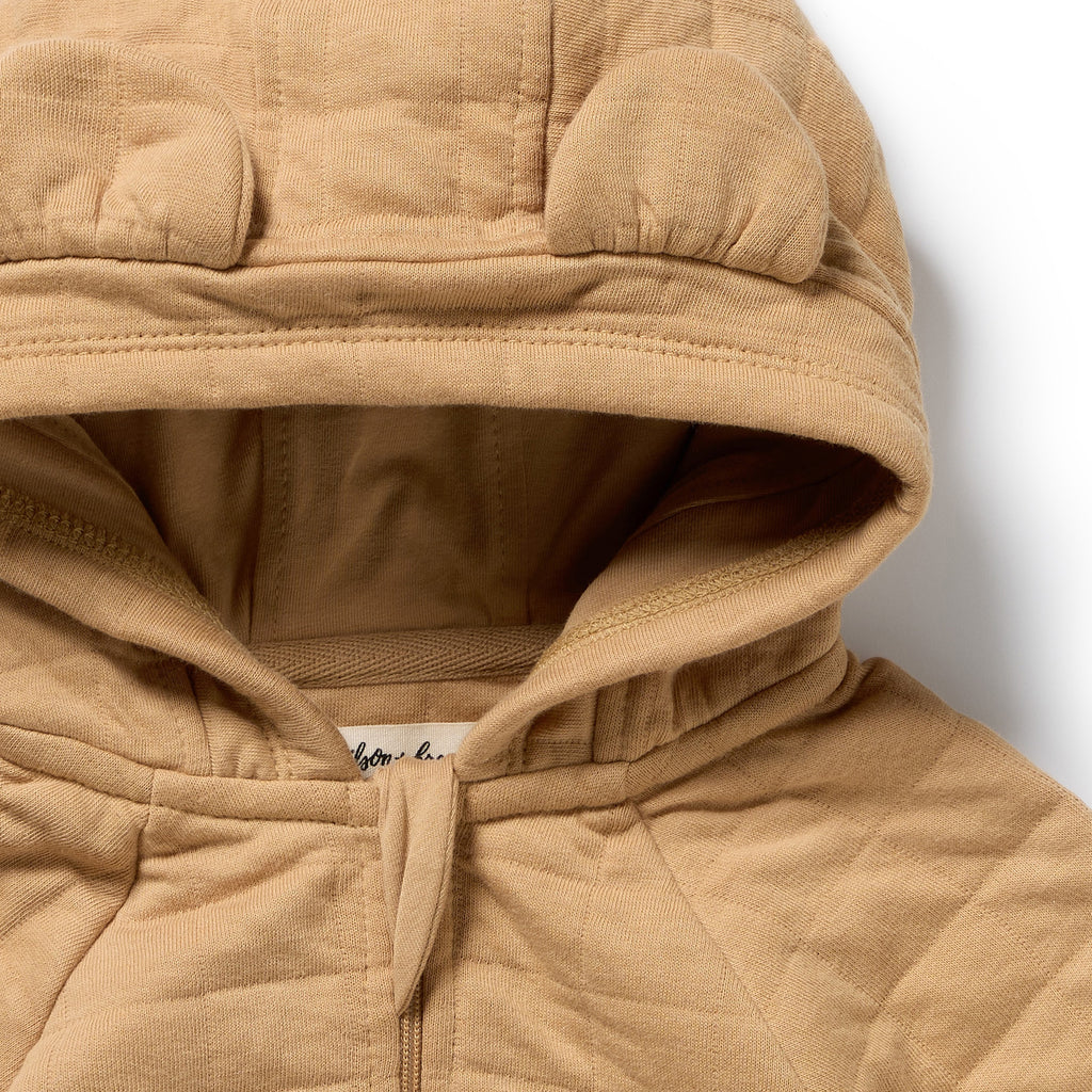 Honey Fawn Organic Quilted Jacket