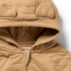 Honey Fawn Organic Quilted Jacket