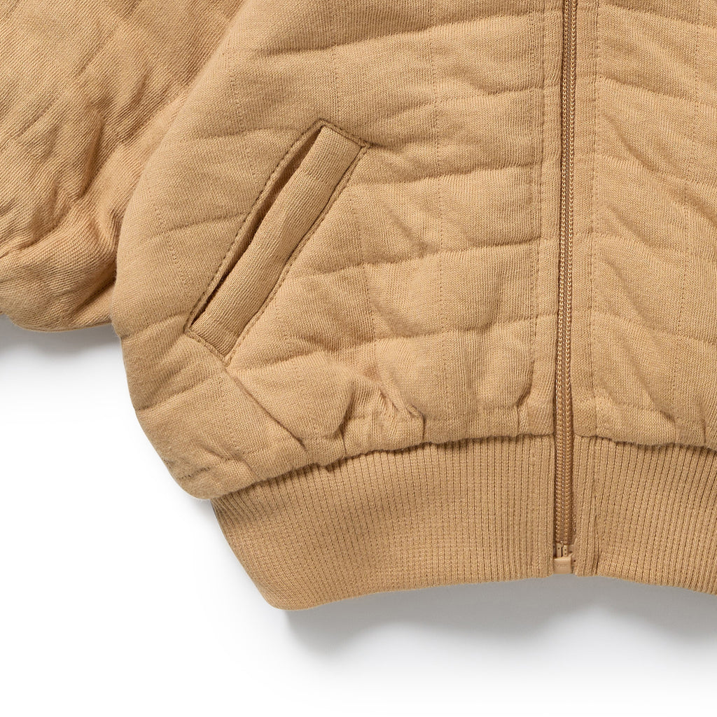 Honey Fawn Organic Quilted Jacket