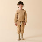 Honey Fawn Organic Quilted Sweat
