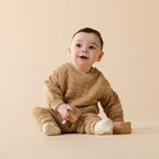Honey Fawn Organic Quilted Sweat