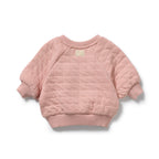 Rose Organic Quilted Sweat