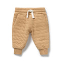 Honey Fawn Organic Quilted Sweat Pant