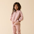 Rose Organic Quilted Sweat Pant