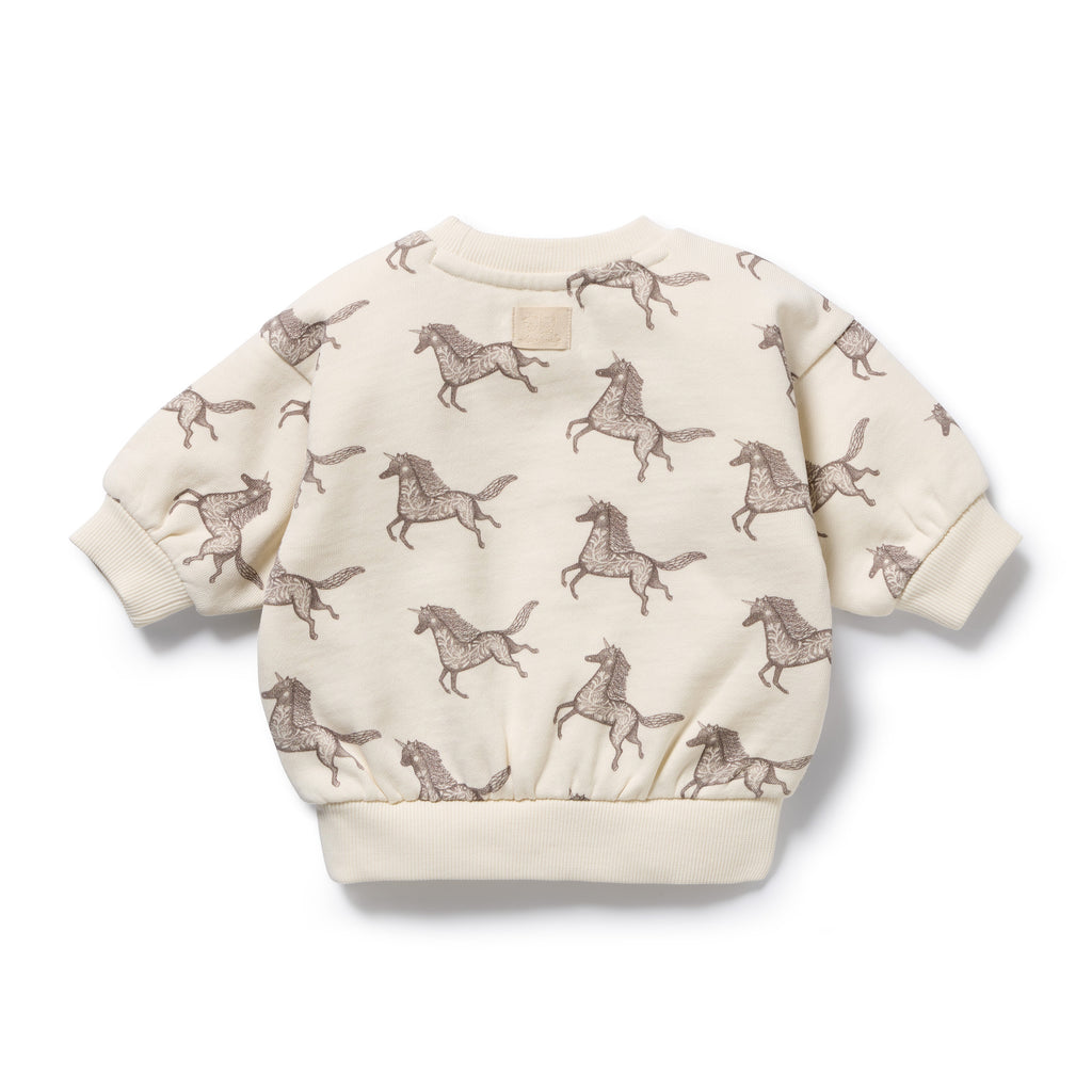 Little Unicorn Organic Terry Sweat