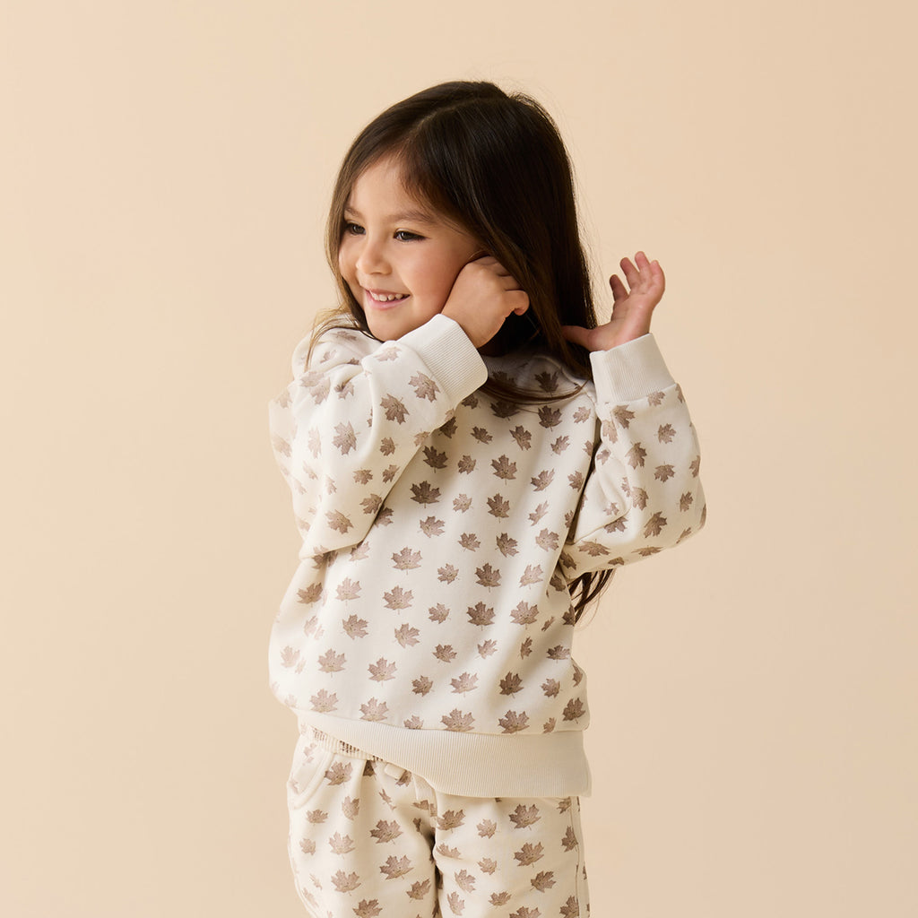 Autumn Play Organic Terry Sweat