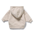 Oatmeal Organic Terry Hooded Sweat