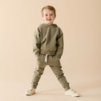 Olive Organic Terry Sweat Pant