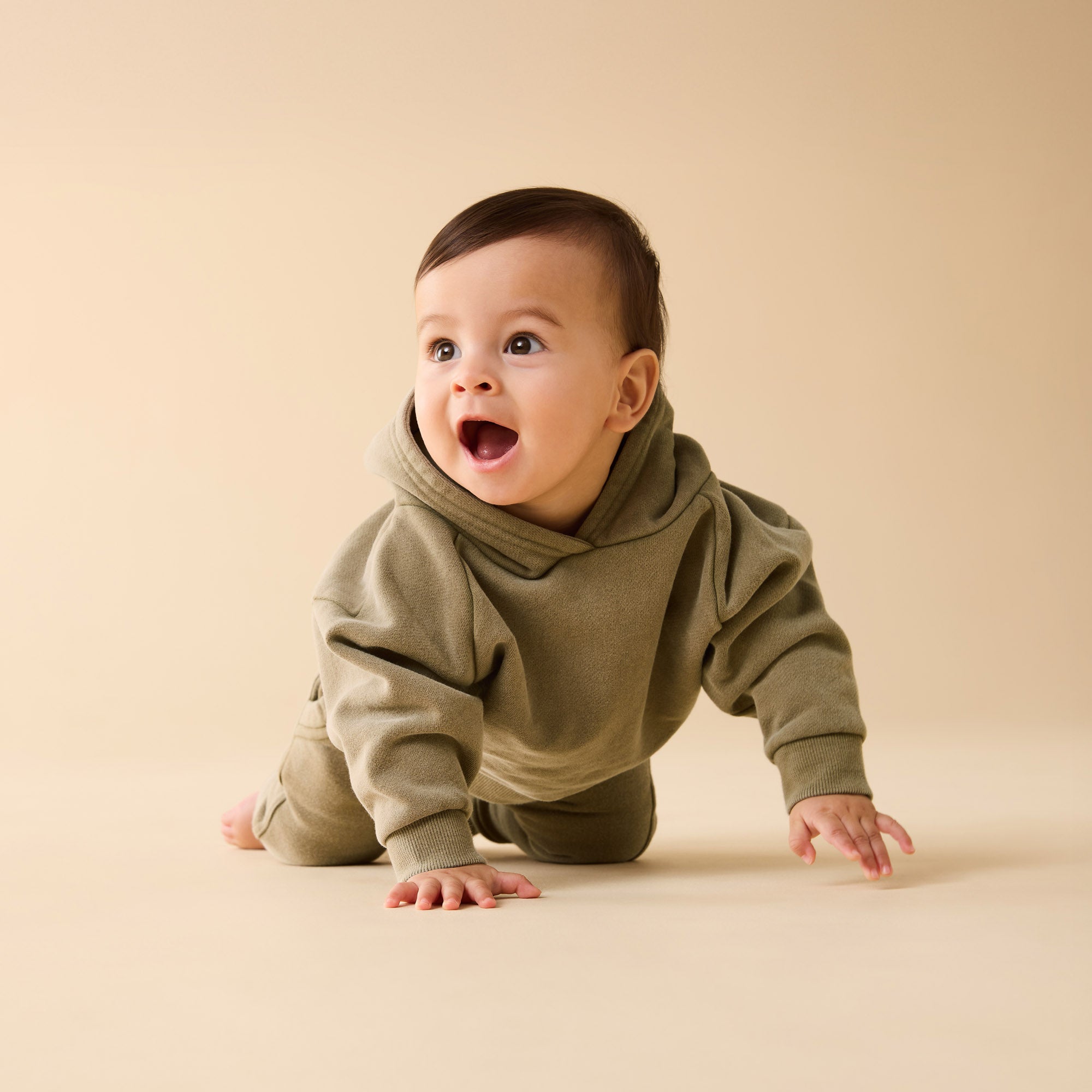Olive Organic Terry Sweat Pant