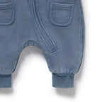 Twilight Blue Organic Terry Growsuit