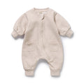 Oatmeal Organic Terry Growsuit