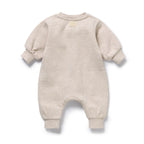 Oatmeal Organic Terry Growsuit