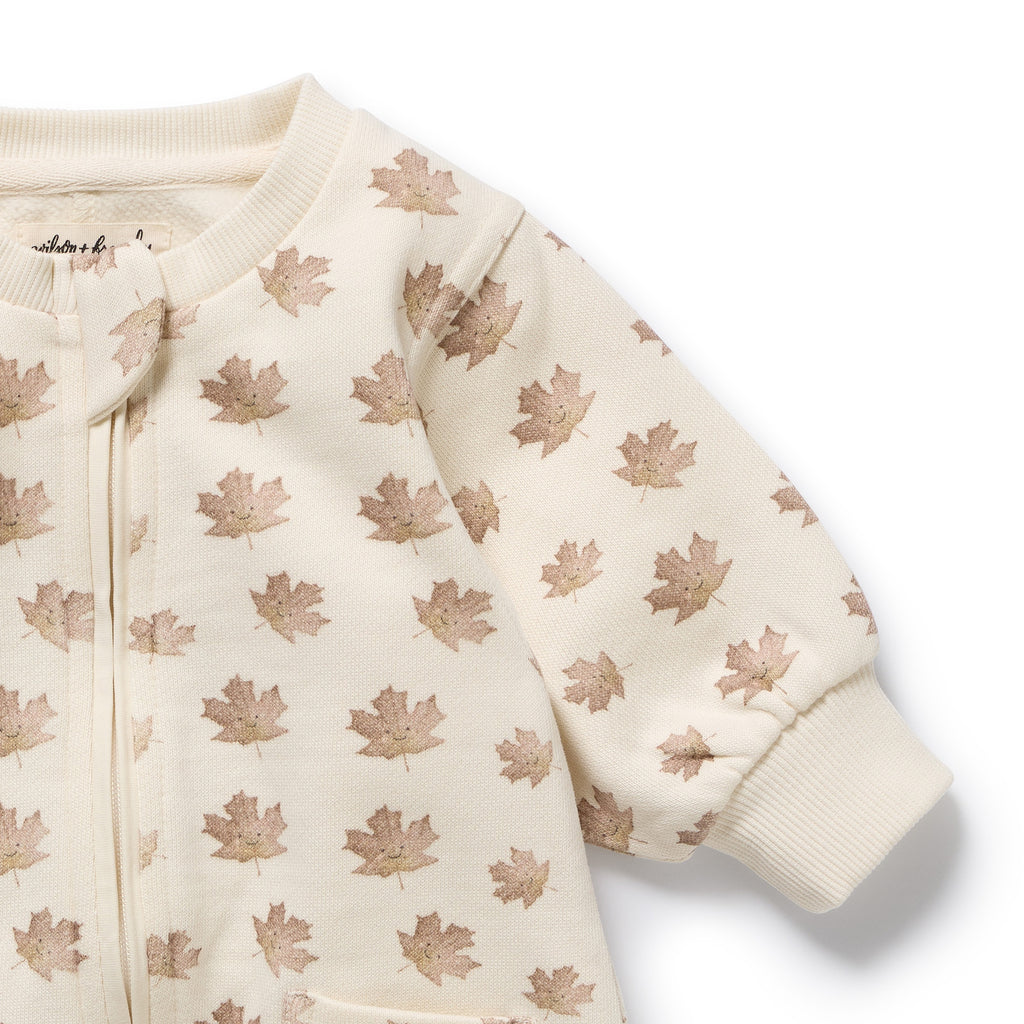 Autumn Play Organic Terry Growsuit