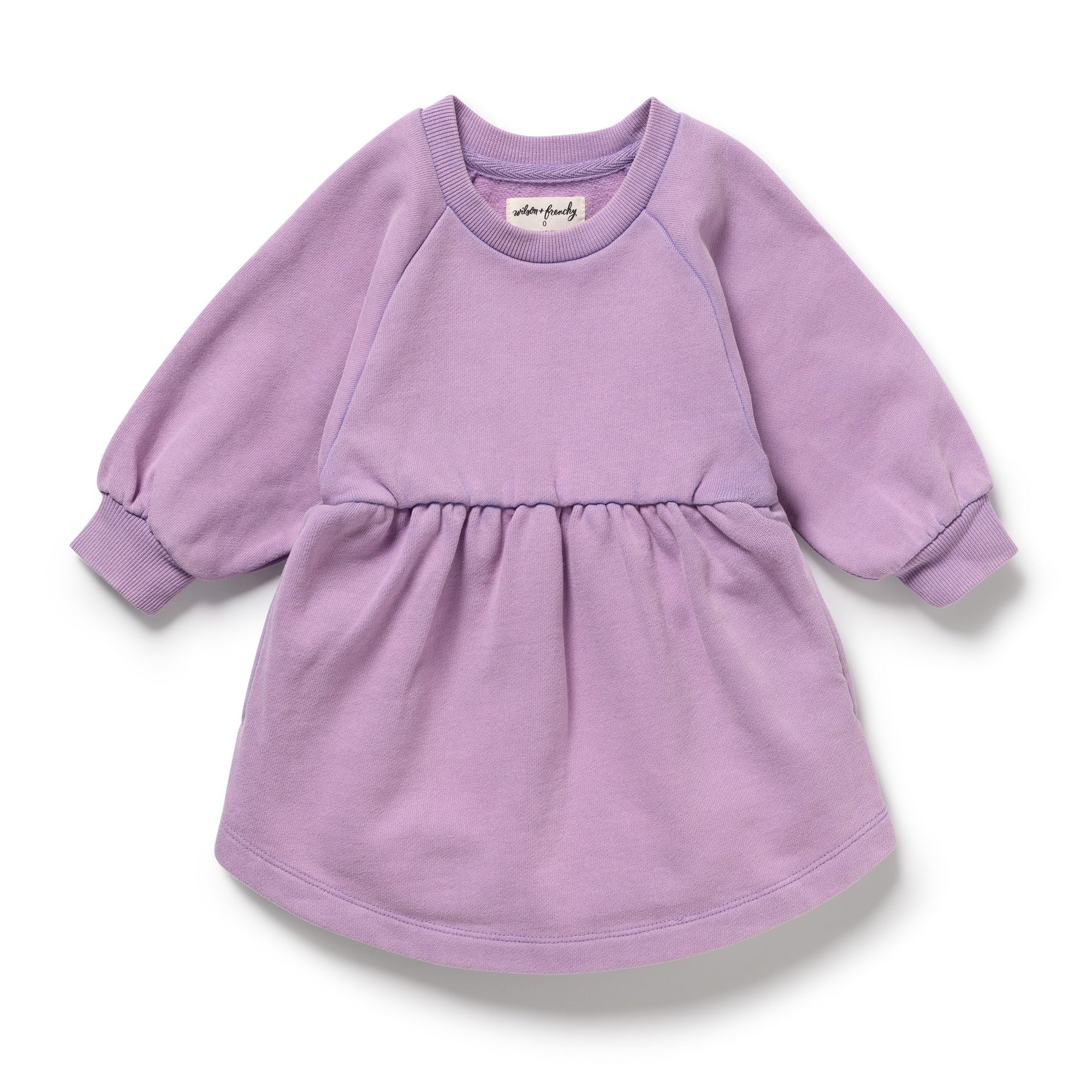 Berry Organic Terry Sweat Dress