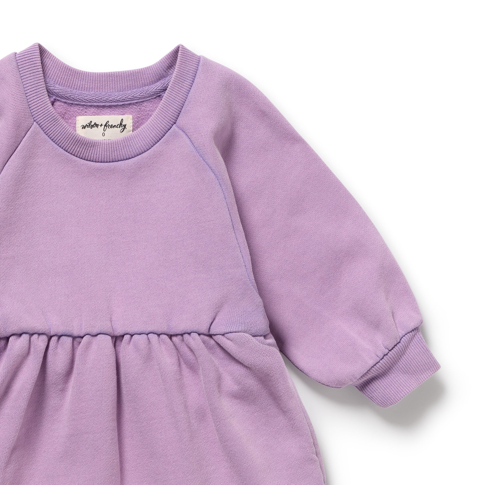 Berry Organic Terry Sweat Dress