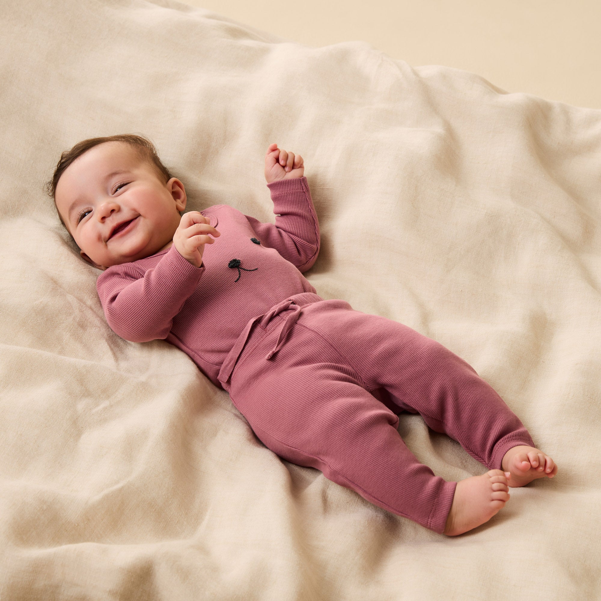 Plum Organic Rib Long Sleeved Bodysuit