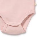 Strawberry Cream Organic Rib Long Sleeved Bodysuit