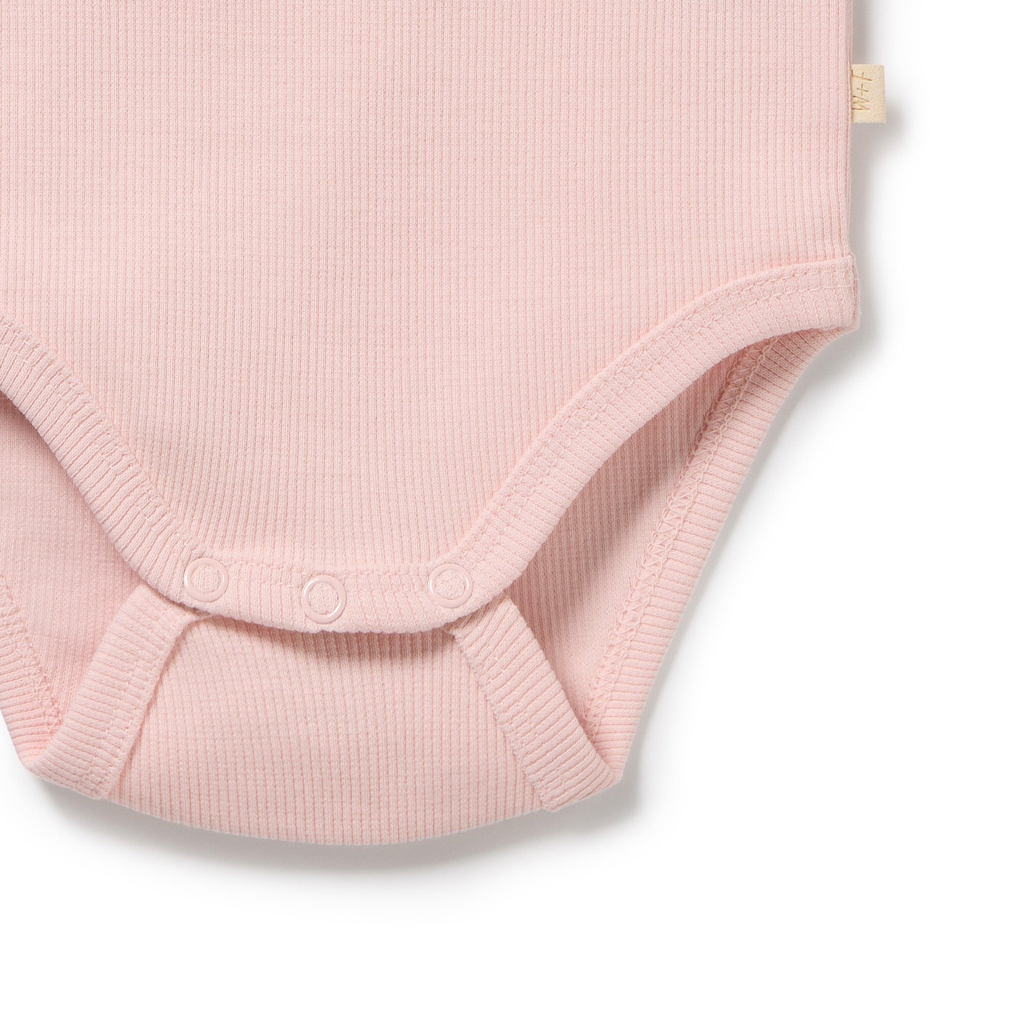 Strawberry Cream Organic Rib Long Sleeved Bodysuit