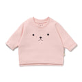 Strawberry Cream Organic Rib Long Sleeved Top