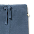 Twilight Blue Organic Rib Legging