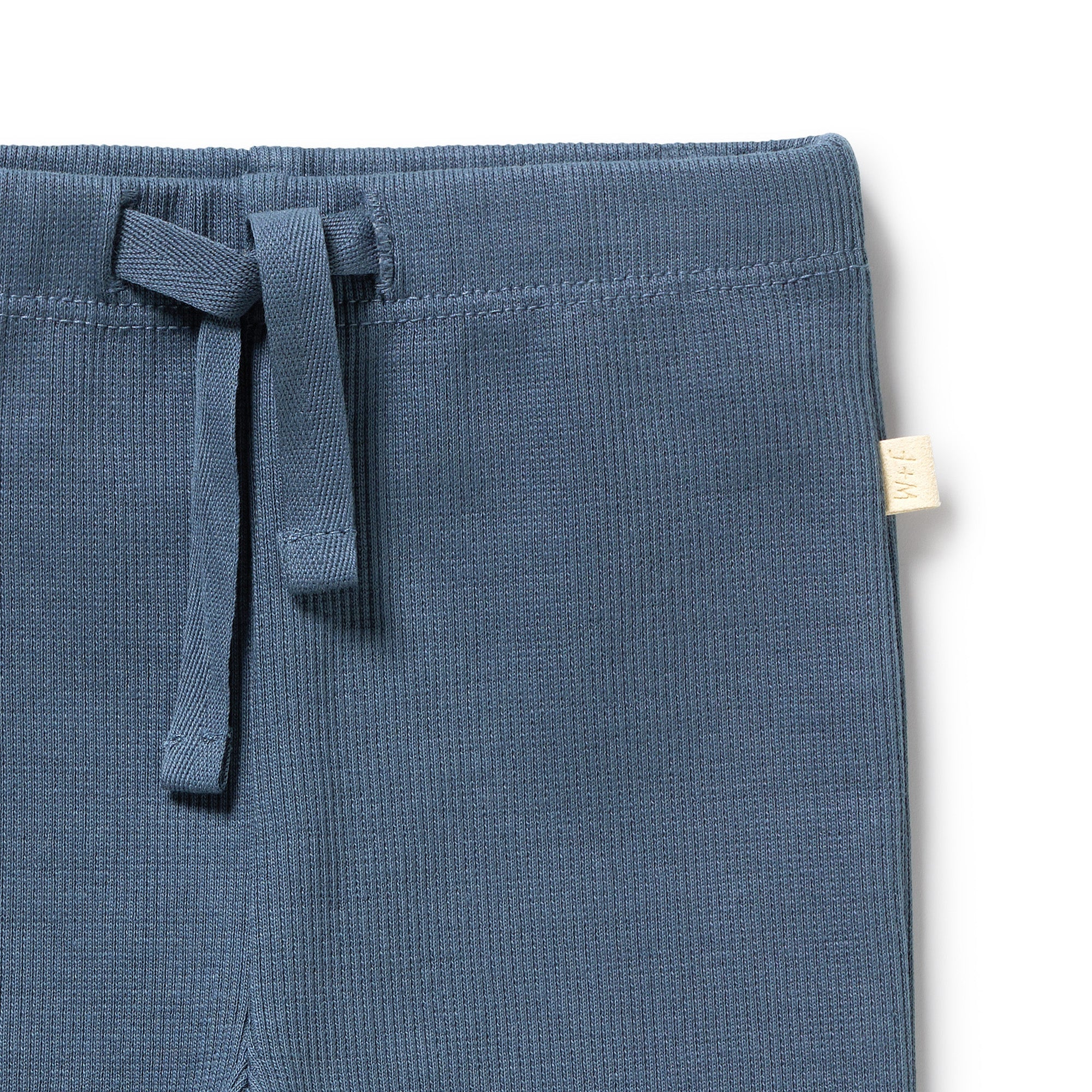 Twilight Blue Organic Rib Legging