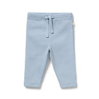 Storm Blue Organic Rib Legging