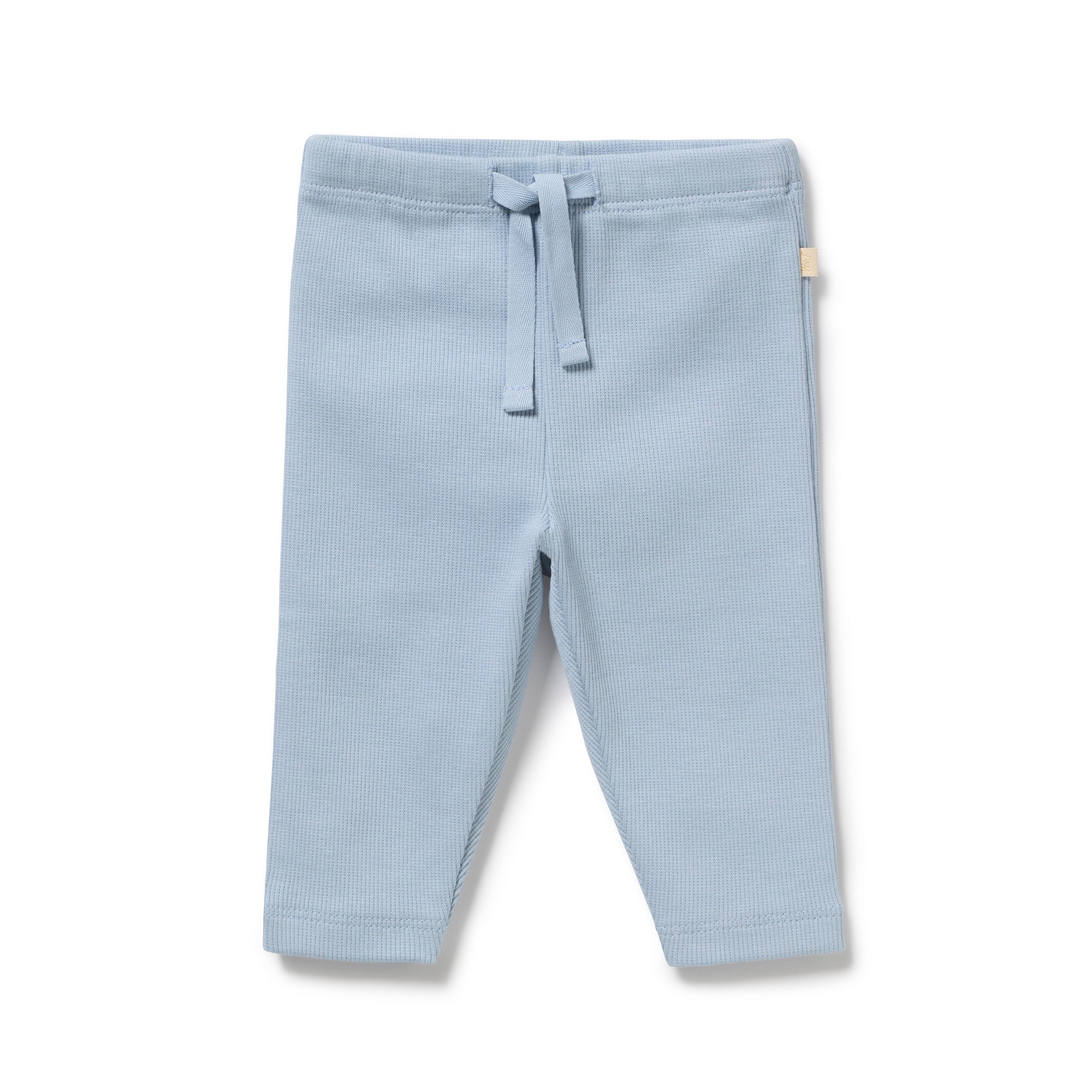 Storm Blue Organic Rib Legging