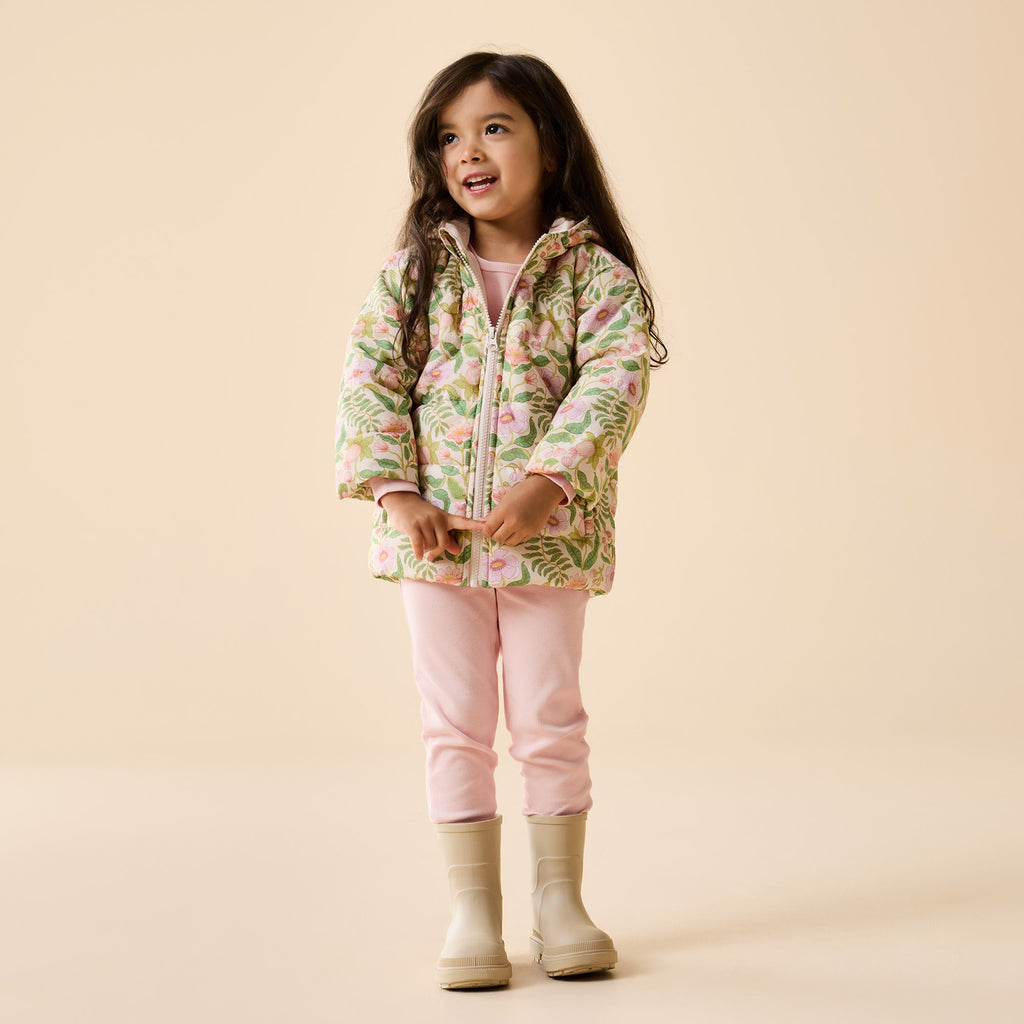 Strawberry Cream Organic Rib Legging