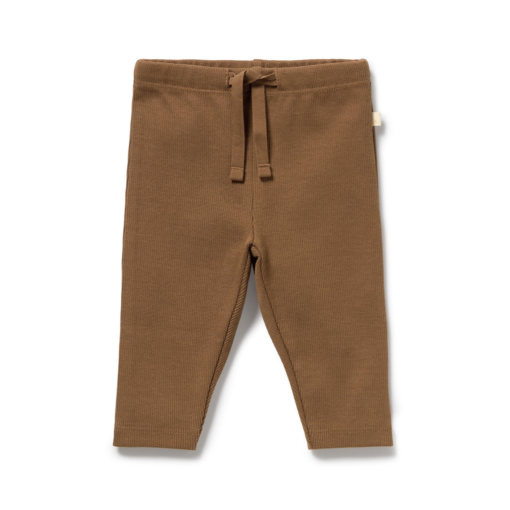Nutmeg Organic Rib Legging