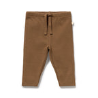 Nutmeg Organic Rib Legging