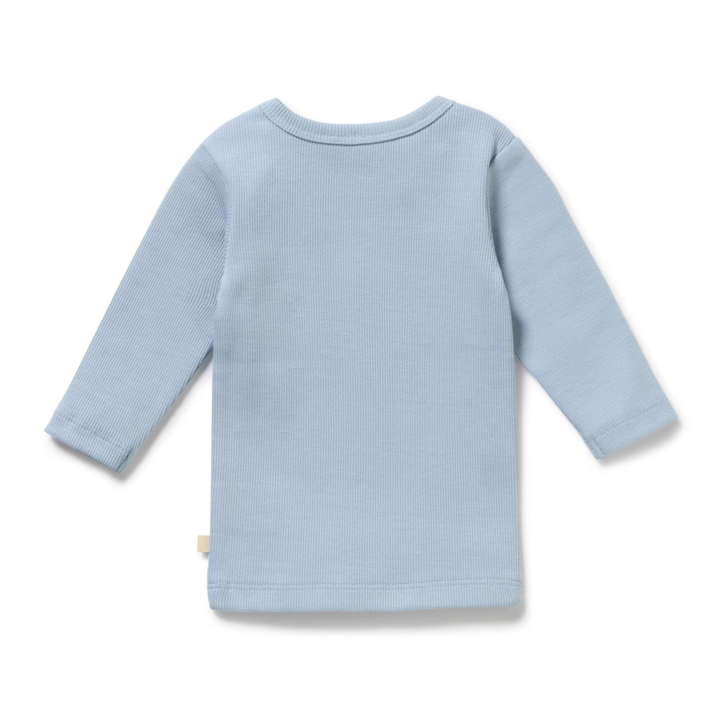 Storm Blue Organic Rib Top