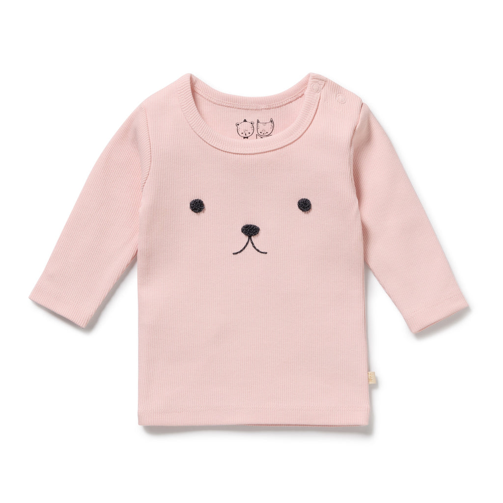 Strawberry Cream Organic Rib Top