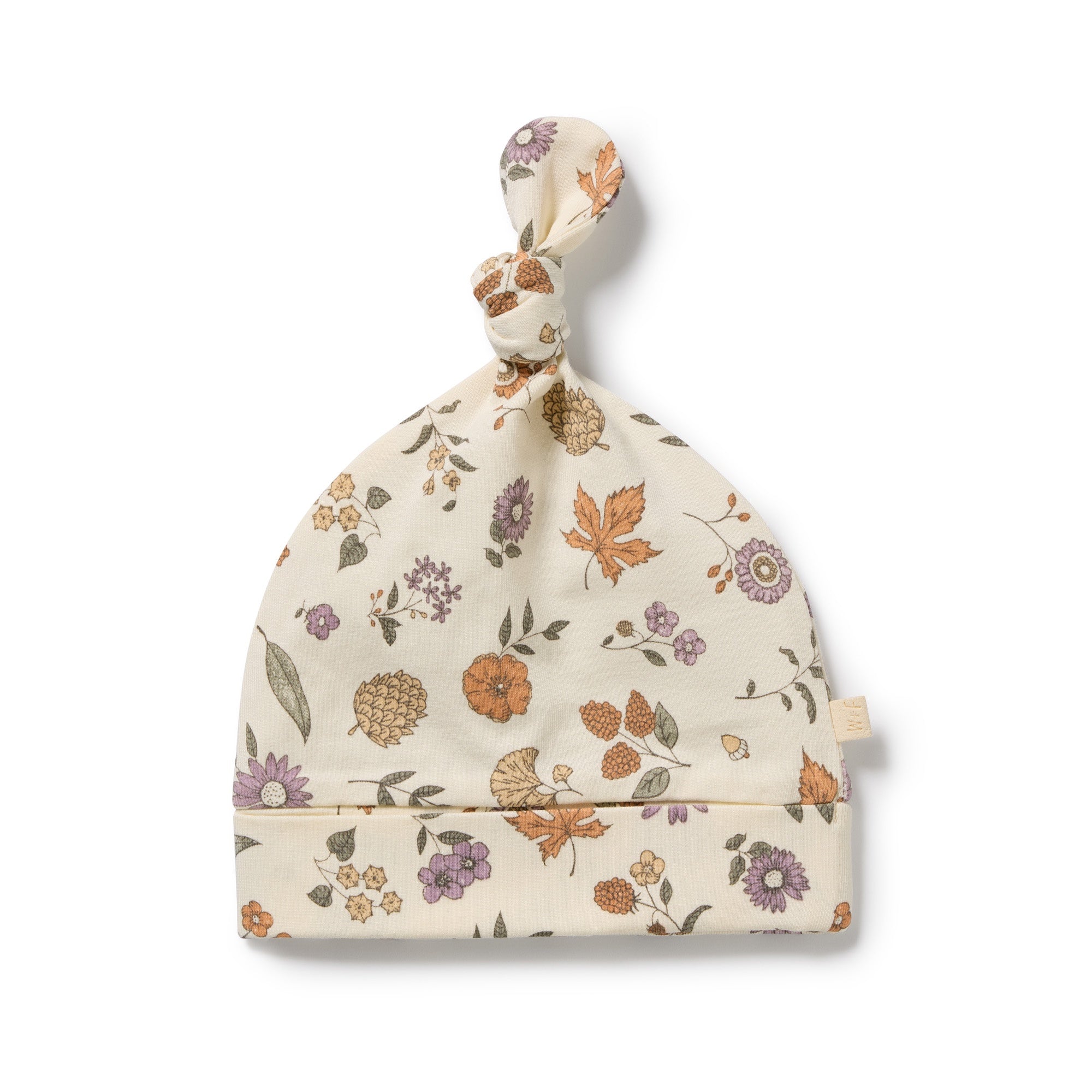 Maple Glow Organic Knot Hat