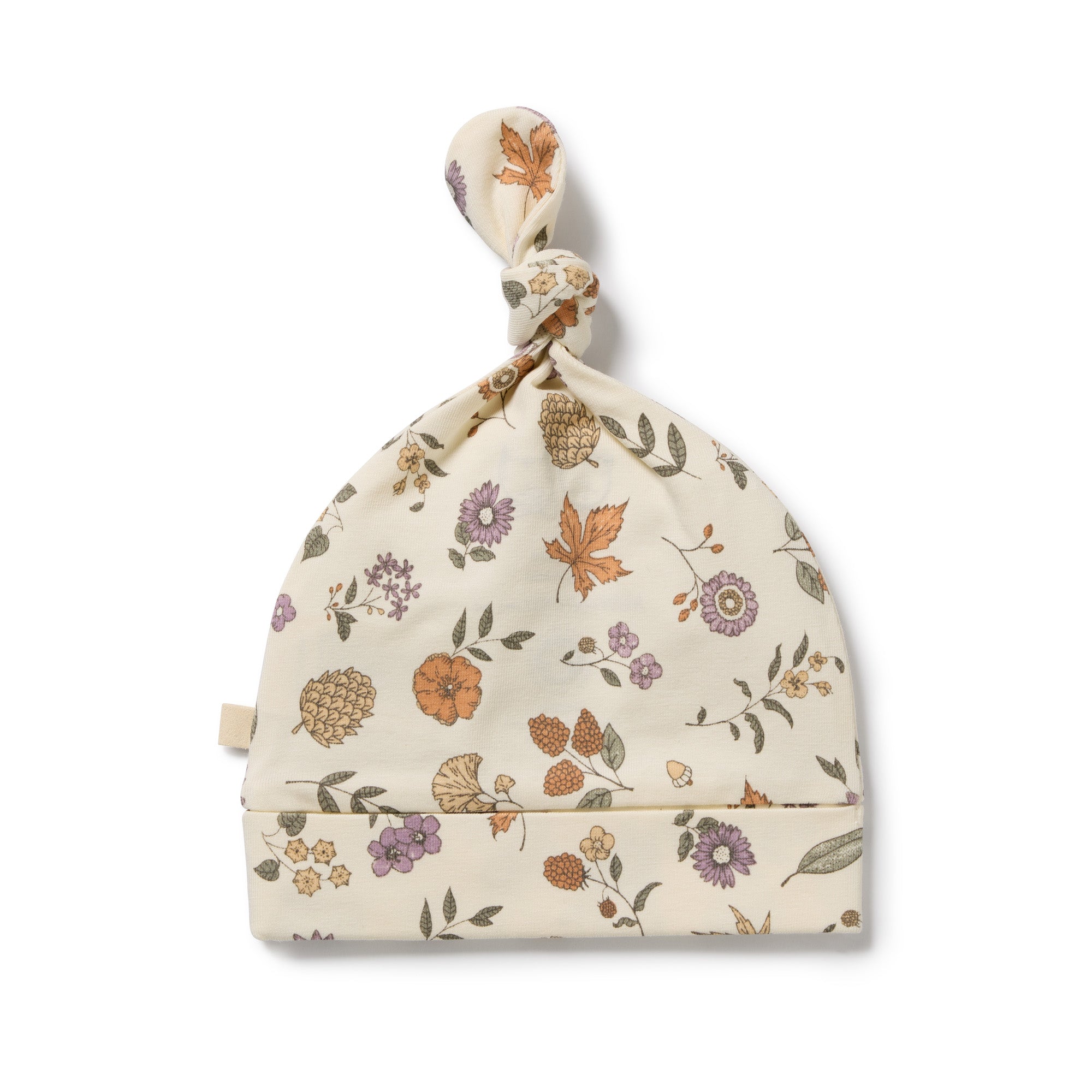 Maple Glow Organic Knot Hat