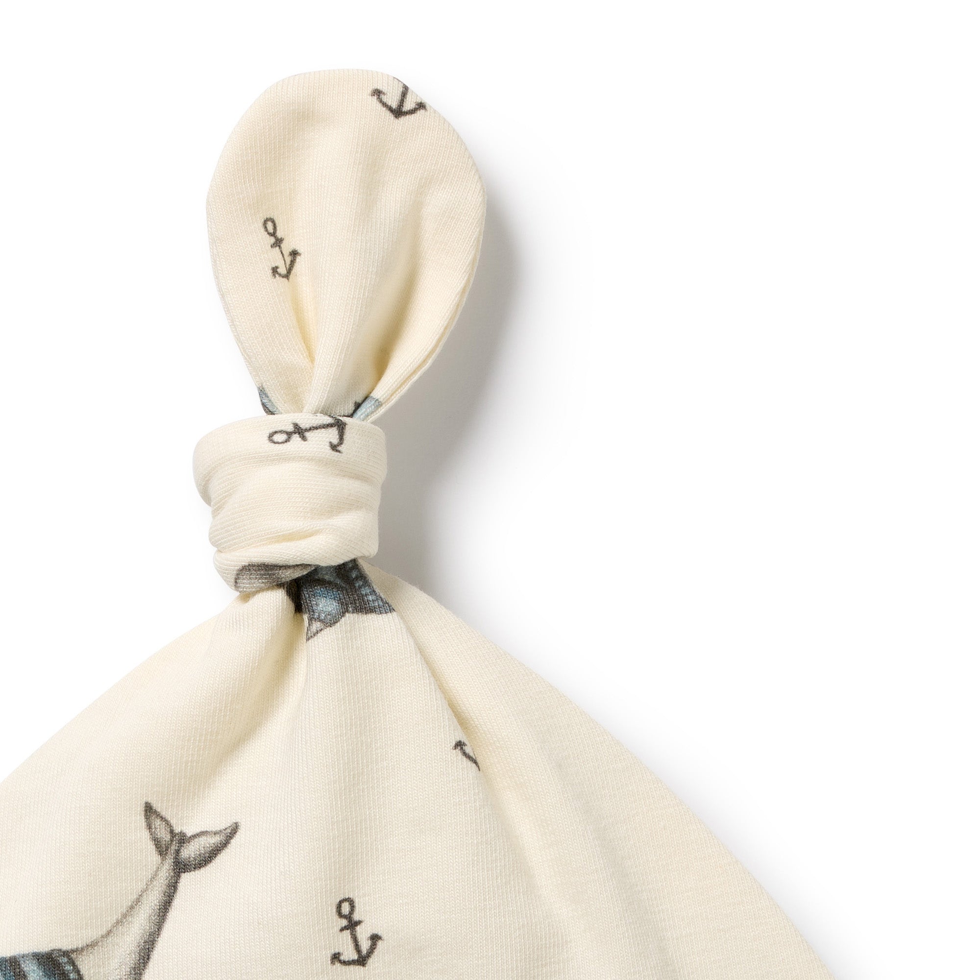 Woolly Whales Organic Knot Hat