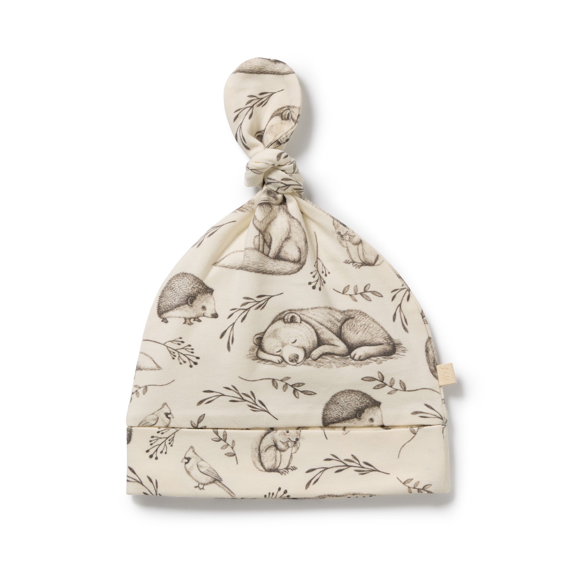 Foxglove Forest Organic Knot Hat